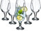 KADAX Verres à Gin et Tonic, Set de 6, Verres à Cocktail, Bière et Eau, Verre en Verre Transparent, 570 ml, Tulipe, Réutilisable, Mariage, Cocktail, Lisse, Transparente, Référence 5903699423400