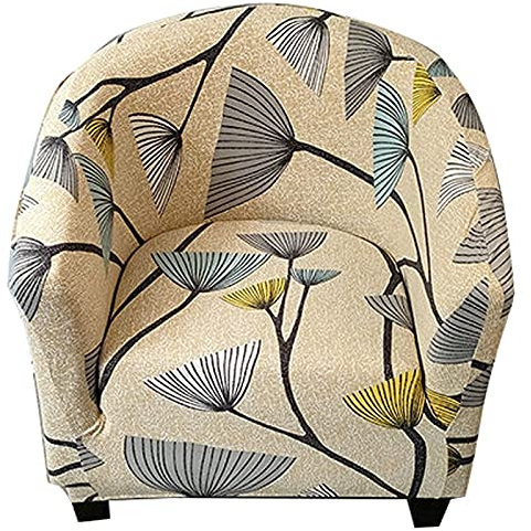 Cocktailsessel Bezug/Husse Überzug Sesselbezug Sesselüberwurf Elastisch Stretch Sesselhusse Sesselschoner Modisch Muster für Clubsessel Loungesessel (Color : #32, Size : 1 Piece)