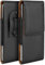 moex Custodia per Apple iPhone 12 Pro Max con clip da cintura, custodia per cintura in pelle PU, custodia per cellulare, custodia in pelle PU, custodia protettiva per cintura, colore: nero