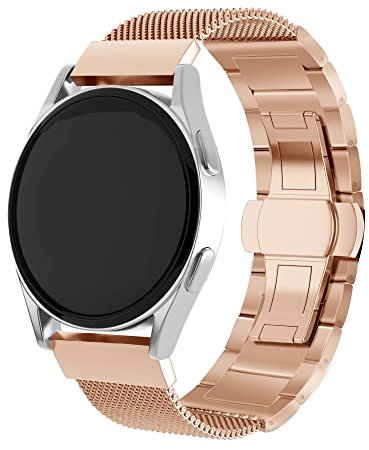 Strap-it Milanesearmband - kompatibel mit - Polar Ignite 2 - Armband - Ros?gold - fur Polar Ignite 1 - Polar Ignite 3 - Polar Unite - Polar Pacer