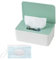 Boite a Lingettes Humides Sac à Lingettes Mouillées Distributeur de Lingettes Humides Réutilisables et Rechargeables Boîte à Papier Toilette Humide pour le Bureau à Domicile
