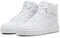 PUMA Unisex Kids Rebound V6 Mid Jr Baskets, White Cool Light Gray, 36 EU