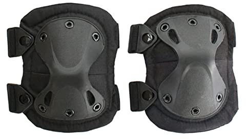 Ginocchiere pallavolo Ginocchiere tattiche all'aperto Ginocchiere Militare Protezione Protettiva Gomito Geam Gear Combat Caccia Accessori Dleepds Sport Sicurezza Sicurezza Ginocchiere (Size : Black K