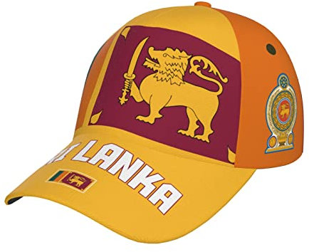 Herren Damen Baseball Kappen Sri Lanka Flagge Sri Lanka Hip-Hop-Hut Baumwolle Snapback Kappe Vintage Baseball Cap Für Angeln Laufen Wander