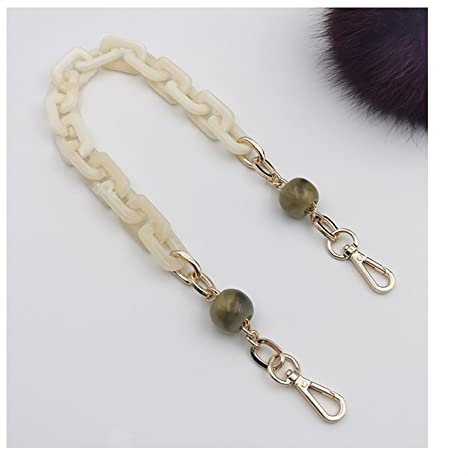Kette für Tasche Hosenkette Fünf Achelic -Bag -Kette Dicke Kette Stroh Messenger Bag Damen Hip Hopfenhose Koreanische Art DIYLOYSORY Gold JUDER Tasche Kette Ersatz für Handtaschen (Color : Suet)