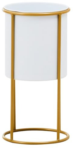 Premier Housewares - Fioriere, bianco, oro, taglia unica