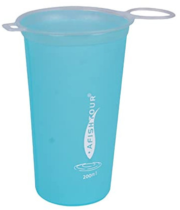 Generisch Vaso plegable, vasos de silicona plegables, botellas de agua de viaje plegables portátiles, ahorro de espacio, vasos de silicona reutilizables para acampar al aire libre senderismo