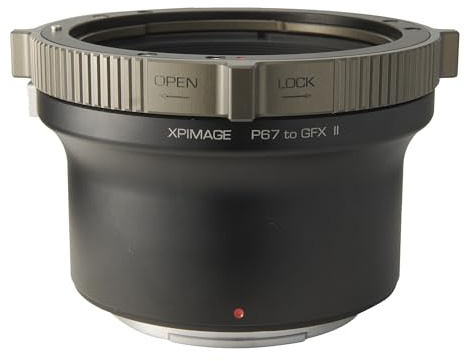 XPIMAGE Objektivadapterring kompatibel mit Pentax 67 Objektiv zu Fujifilm GFX Kamera GFX50 GFX100