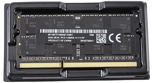 Zyeatary Memoria Ram para Computadora PortáTil DDR3 de 8GB 1600Mhz PC3-12800 204 1.5V SODIMM para Memoria RAM para Computadora PortáTil