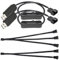 Gebildet 2pcs Cable Adaptador de Corriente para Ventilador con funda USB de 12V a 3pines/4pines PWM de 5V con Interruptor, Cable Divisor PWM de 2vías, Cable Divisor PWM de 3 vías