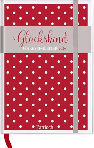 Taschenkalender 2026: Glückskind: Buchkalender ca. A6. Wochenplaner | Terminplaner | Organizer. Praktischer kleiner Taschenkalender mit Ferienterminen und Monatsübersichten