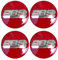 SANSHAOS Radnabenabdeckung Aufkleber Logo Radnabenkappen Zentralabdeckung Abzeichen für BBS 56MM 60MM 65MM 70MM 80MM, Nabendeckel Staubdicht Wasserdicht, 4 Stück,F-60MM