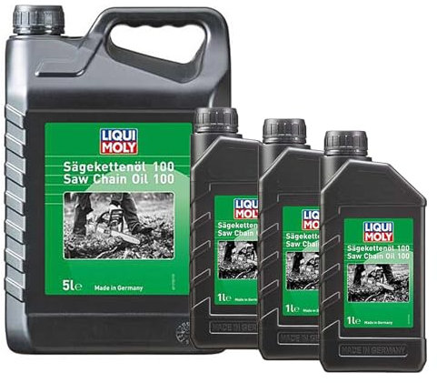 Chain Oil 8L Ideal For Petrol & Electric Chainsaws Pole Saws Hedge Trimmers ISO100 Prevent Wear & Tear