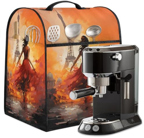 Mexpekil Staubschutzkappen für Kaffeemaschinen mit Griff oben, Paris Eiffelturm, rosa Rock, Schönheit, Küchenmixer, Ständer, Jacke, Mixer, staubabweisende Schutzhülle
