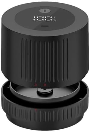 Fesatccoz Electric Mason Jar Vacuum Sealer Kit Cordless Automatic Vacuum Sealinger Machine with LED Display for Wide Regular Mouth Canning Jars