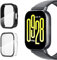 Natbok 2 Pezzi Custodia Cover per Xiaomi Redmi Watch 5 Active Pellicola Protettiva Vetro Temperato,PC AntiGraffio Protettiva Custodia Antiurto Sottile per Redmi Watch 5 Active Cover