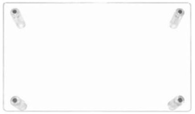 Qsvbeeqj Acrylic Monitors Stand Risers Table Space Saving Printer Organiser Computer Storage Lifting Rack For Home And Office