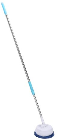 Fockety Cordless Electric Spin Mop, Electric Floor Cleaner with Telescoping Handle, Both Dry and Wet Cloths, Water Scraper, Rechargeable Power Mops for Cleaning Cars, Glass, Tiles