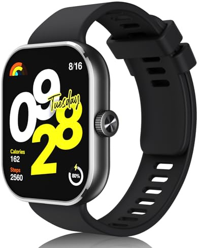 Coiwxmoi Cinturino per Xiaomi Redmi Watch 4 / Redmi Watch 5, Compatibile per Xiaomi Smart Band 8 Pro / 9 Pro Cinturini, Cinturino Silicone di Morbido Traspirante