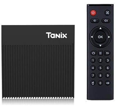Tanix X4 Android TV Box - Amlogic S905X4 Cortex-A55, 4GB RAM 64GB Storage, Android 11, Gigabit Ethernet & USB 3.0, 8K 4K HDR10 Media Player
