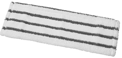 Vermop Sprint Brush Progressive - Mop aus Polyester/PA-Microfaser mit Borstenstreifen - für Nass- und Feuchtreinigung - für raue und strukturierte Oberflächen - weiß/anthrazit - 50 cm - 1 Stück