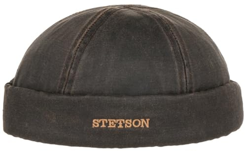 Stetson Vangordon CO/PE Docker Mütze - Braun (6) - 54-55 cm (S)