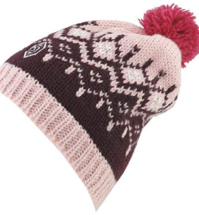 Kari Traa Damen Seim Beanie Mütze Fausthandschuhe aus Wollmix (Jam)