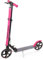 RAVEN Scooter Roller Tretroller Kickscooter für Kinder Erwachsene |klappbar | höhenverstellbar | Tragegurt | Klingel | Flaschenhalter (Dots Black mit Handbremse, 200mm)