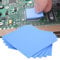 FTVOGUE 5 Piezas 100x100x1.5mm 1.5W/m-k Conductividad térmica Almohadilla de conductividad térmica de Silicona Hoja de disipación de Calor para disipador térmico portátil/GPU/CPU/LED Cooler