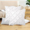 SLEEP-NEST 600 TC | weich | Euro-Kissenbezug 2er Set | 100% ägyptische Baumwolle | 24x24 Europäische Quadrat| Quetschfalte – dekorativ | Hotelstil Premium Kissenbezug | weiß