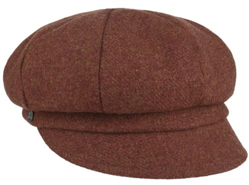 LIERYS Shetland Wool Ballonmütze Damen Made in Italy Winter Herbst Winter rost One Size