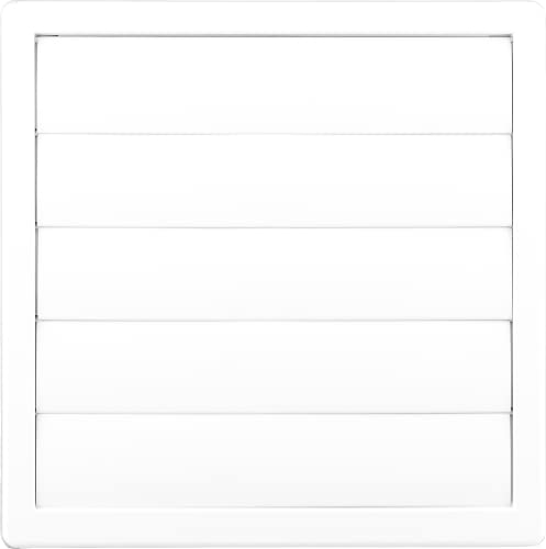 Grille avec volet Roulant 170x170 Ø 120 Blanc