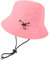 Voqeen Sonnenhut Fischerhut Damen Herren Outdoor Faltbar Anglerhut Sonnenschutz Wasserdichter UPF 50+ Unisex Sommerhut Wanderhut Regenhut 54-62cm,Rosa