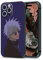 HOSCLANS Japanische Anime-TPU-Schutzhülle aus weichem Silikon, modisches Manga-Muster, Anti-Drop-Cartoon-Schutzhülle (für iPhone 11, Satoru Gojo)