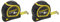 STANLEY Flessometro Tylon, 5 m x 19 mm, Metro Flessibile, Nero, Buona Precisione, Confezione da 2