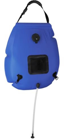 BaraSh Camping-Duschtasche Blau 20 L PVC Aufbewahrungstasche FüR Toilettenartikel
