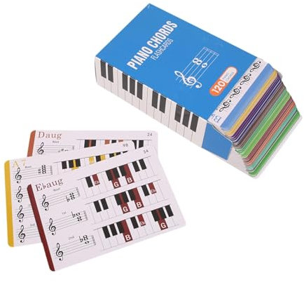 TTETTZ Klavierakkorde, Unterhaltsames Lernen für Klaviermusik Lernende, Übungstabelle, Pädagogisch