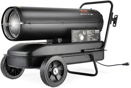 VEVOR Calentador de Aire100000Btu Riscaldatore ad Aria Calda Diesel a Cherosene, Nero