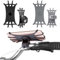 HTTDSLF 2 PCS Porta Cellulare Bici, Porta Cellulare Moto, Supporto Telefono Bicicletta Motociclo, Universale Manubrio Supporto Cellulare 360° Rotabile Compatibile con 4-6.8 Smartphones