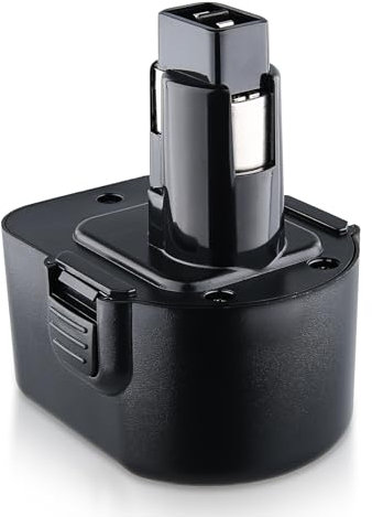 DC9071 12V 4.8Ah Ni-MH Battery Replacement for Dewalt 12V Battery Compatible with Dewalt Power Tools DC9071 DE9071 DW9072 DE9074 DE9501 DE9037 DE9072 DW9071152250-27 397745-01