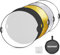 NEEWER 32/80cm Lichtreflektor, 5 in 1 Faltbarer Multi Disc Fotografie Licht Diffusor Transluzent/Silber/Gold/Weiß/Schwarz mit Klemme/Griffe, 3/8 Gewinde/Reinigungstuch für Außenbeleuchtung, RF-80II