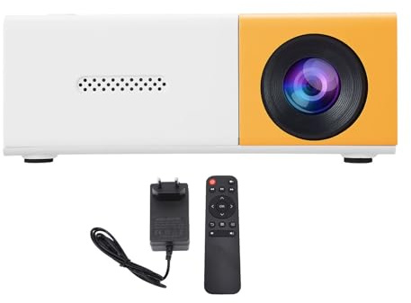 CHEOTIME Projecteur portable 1080p, projecteur de film HD de 120 pouces avec correction Auto Keystone pour le théâtre à domicile, films en plein air