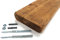 1 X 70CM ENGLISH OAK COLOUR RECLAIMED STYLE CHUNKY FLOATING SHELF RUSTIC WOODEN