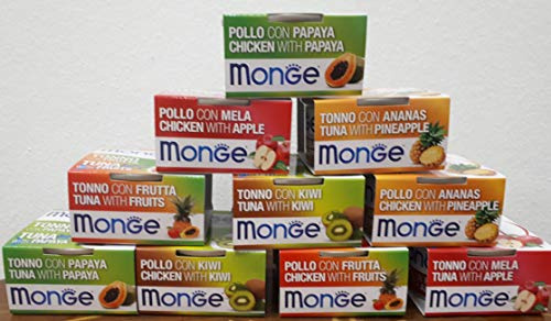 Monge KIT 50 DOSEN Fruits Gatto gr. 80