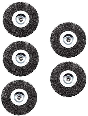5 Fugenbürsten, Rundbürsten Set aus Metall, für Grizzly Universalbürste ERB 550-1H, Grizzly ERB 550-2S, Grizzly ERB 550-3U