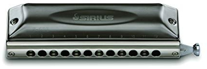 Suzuki Bass Chromatic Harmonica Sirius series 12holes S-48B, Silver