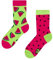 Dedoles Calzini Unisex Donna Uomo & Bambini Calze Cotone con tanti Design divertenti sinistra destra diversi, colore: Rosso, disegno: Anguria, taglia: 31-34