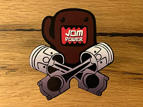 #811 / DOMO JDM Aufkleber 10x9,5cm Auto Tuning Sticker Airride Deep Low How Drift Boost Turbo Umbau V6 Motor Turbolader NOS Lachgas