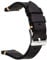 Berfine 22mm Retro Handgemacht Rindsleder Uhrenarmband, Quick Release Leder Uhrenband,Ersatzarmband für Damen Herren,Schwarze Kaffeefarbe