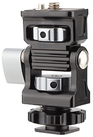 Adjustable Field Monitor Mount Camera Monitor Holder with Cold Shoe Adapter for Camera Rabbit Cage Monitor Stabilizer Hot Shoe Bracket Accessories